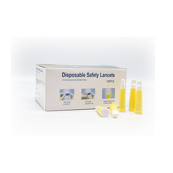 Picture of DISPOSABLE SAFTY LANCET 30G BK 100/box