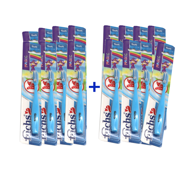 Picture of MAGIC SOFT KIDS TOOTHBRUSH 8+8PCS FREE
